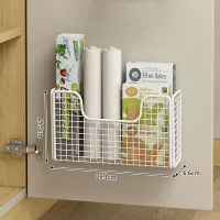 Punch-Free Iron Cabinet Door Rack thumbnail 4