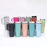 40oz Insulated Tumbler with Handle thumbnail 4