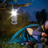 Solar LED Camping Lantern with Power Bank thumbnail 2