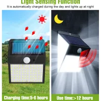 Solar Motion Sensor Wall Lights thumbnail 6