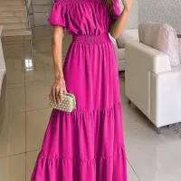 Green Boho Maxi Summer Dress thumbnail 4