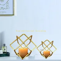 Nordic Geometric Candlestick Holders thumbnail 1