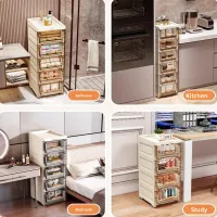 Slim Rolling Storage Cabinet thumbnail 4