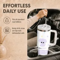 Cartoon Cat Vacuum Flask 40oz thumbnail 4