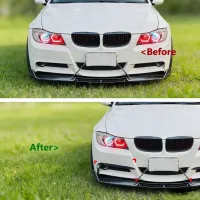 BMW 3 Series E90 E91 Front Lip Spoiler thumbnail 2