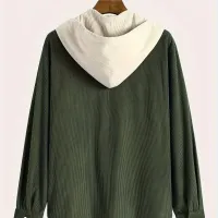 Men's Corduroy Hooded Jacket thumbnail 4