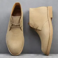 Men's Suede Pointed Chelsea Boots thumbnail 2