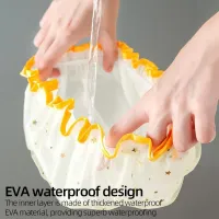 Double Layer Reusable Shower Cap thumbnail 3