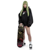 Satan KLAB Graphic Harajuku Hoodie thumbnail 5