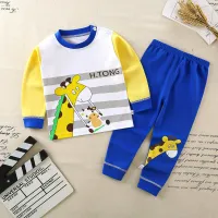 Kids Cotton Pajamas Set Cartoon thumbnail 4