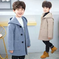 Boys Korean Winter Wool Jacket thumbnail 1