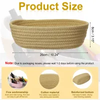 Cotton Rope Woven Storage Basket thumbnail 3
