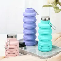 Collapsible Silicone Water Bottle thumbnail 2