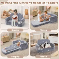 Extra Wide Kids Couch with Glow Features thumbnail 5