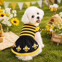 Cute Bee Dog Costume Outfit thumbnail 4