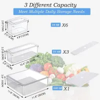 Clear Plastic Food Storage Containers thumbnail 5