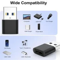 Адаптер USB-C к USB-A, 4 шт. thumbnail 2