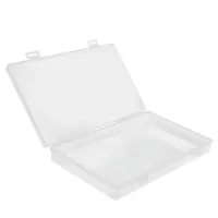 Clear Plastic Storage Boxes (4-Pack) thumbnail 2