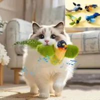 Interactive Bird Cat Toy with Catnip thumbnail 1
