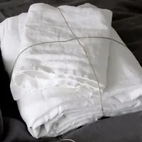 Washed Linen Sheet Set with Pillowcases thumbnail 5