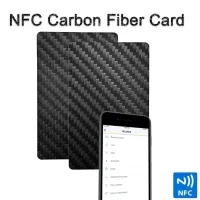 NFC Carbon Fiber Business Cards (5Pcs) thumbnail 1