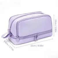 Large Capacity Pencil Case Multi-layered Compartments Handheld Pencil Pouch Student Stationery Organizer School Supplies Gift thumbnail 6
