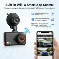 4K+2K Dual Dash Cam GPS WiFi thumbnail 5