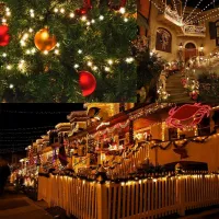 300LED Solar Christmas Lights Outdoor thumbnail 4