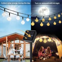 Solar Crystal Ball Fairy Lights thumbnail 3