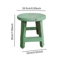Rustic Wood Plant Stand thumbnail 1