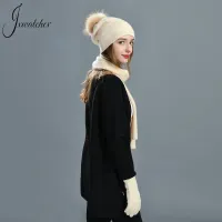 Women's Winter Hat Gloves Scarf Set thumbnail 2