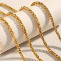 18K Gold Plated Multi-Layer Ball Pendant Necklace thumbnail 6