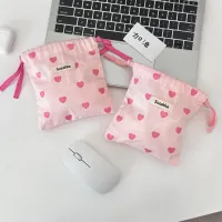 Pink Love Women Cosmetic Makeup Bag thumbnail 3