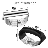 Stainless Steel Garlic Rocker Press thumbnail 6