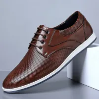 Men's Leather Oxford Dress Shoes thumbnail 2