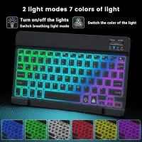 Rainbow Backlit Wireless Keyboard & Mouse thumbnail 4