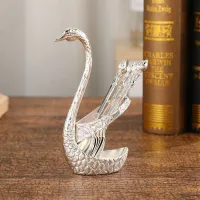 Luxury Swan Dessert Utensil Set thumbnail 3