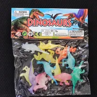 12PCS Glow in the Dark Mini Dinosaur Figures thumbnail 4