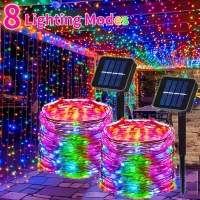 Solar LED Fairy Lights - 8 Modes Waterproof thumbnail 1