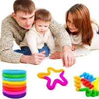 8-Pack Large Pop It Fidget Tubes thumbnail 3