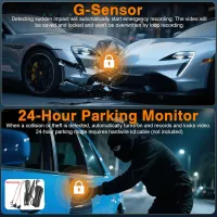 4K+2K Dual Dash Cam GPS WiFi thumbnail 4