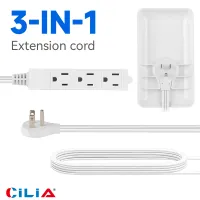 3FT 3-Outlet Extension Cord Power Strip thumbnail 1