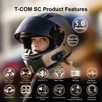 FreedConn Bluetooth Motorcycle Intercom Headset thumbnail 2