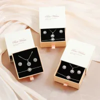 ZAKOL 3-Piece Shiny CZ Jewelry Set with Gift Box thumbnail 4