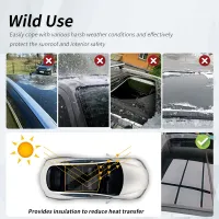 Tesla Model Y Sunroof PPF Film thumbnail 4