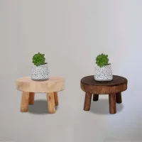 Wooden Plant Stand Shelf thumbnail 2
