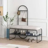 Minimalist Shoe Storage Bench thumbnail 3