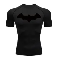 Bat Graphic Compression Shirt thumbnail 1