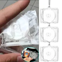 Transparent CD Keychains for DIY Decor thumbnail 1