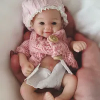 6" Lifelike Silicone Mini Baby Doll thumbnail 1